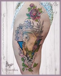 Schleiereule Tattoo, Stilmix Tattoo, Spirit Tattoo, Krafttier